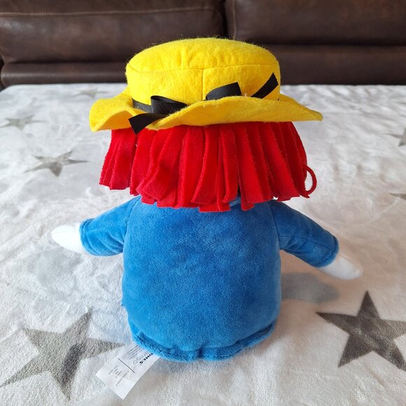 Kohls Cares Madeline Plush 12" Stuffed Doll Toy in Blue Dress & Yellow Hat - Picture 5 of 9